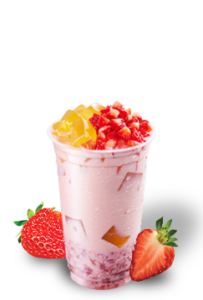 Mixue Strawberry Creamy Drink Malaysia
