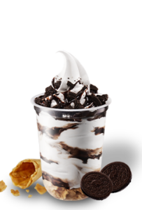o- crispy Chocolate sundae